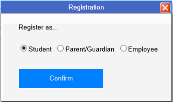 REMS Pay register screen